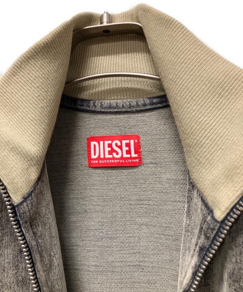 DIESEL（ディーゼル）DIESEL (ディーゼル) デニムトラックジャケット グレー サイズ:Sの古着・服飾アイテム