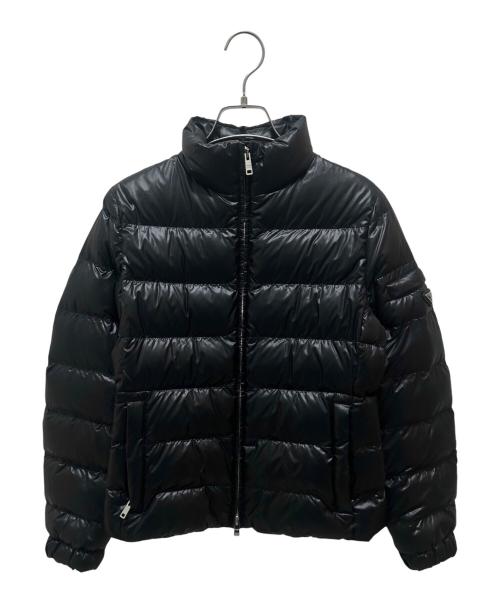 PRADA（プラダ）PRADA (プラダ) トライアングルロゴダウンジャケット ブラック サイズ:36の古着・服飾アイテム
