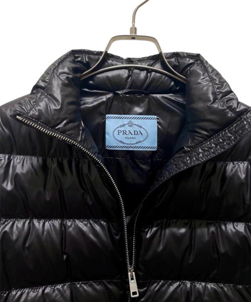 PRADA（プラダ）PRADA (プラダ) トライアングルロゴダウンジャケット ブラック サイズ:36の古着・服飾アイテム