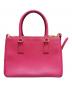 PRADA (プラダ) ガレリアサフィアーノ ミディアム ショッキングピンク サイズ:ミディアム：44000円
