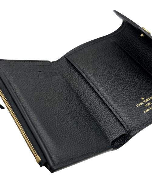 LOUIS VUITTON（ルイ ヴィトン）LOUIS VUITTON (ルイ ヴィトン) ポルトフォイユ・ヴィクトリーヌ ブラック×ベージュ サイズ:-の古着・服飾アイテム
