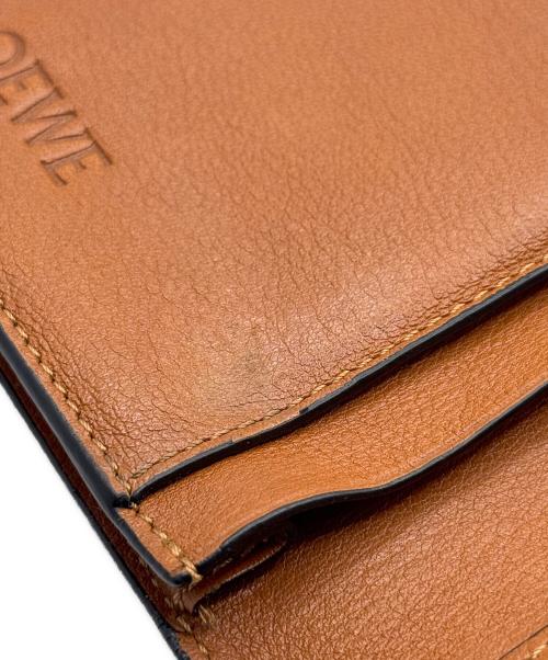 LOEWE（ロエベ）LOEWE (ロエベ) コンパクトウォレット ネイビー×ブラック×ブラウン サイズ:-の古着・服飾アイテム