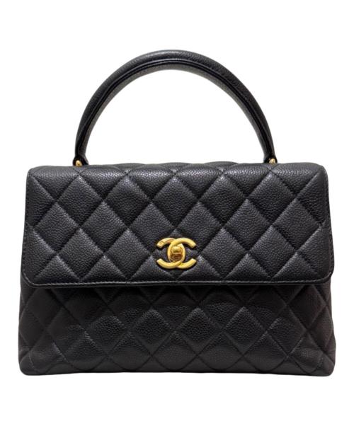 CHANEL（シャネル）CHANEL (シャネル) マトラッセ キャビアスキン ハンドバッグ ブラック サイズ:-の古着・服飾アイテム