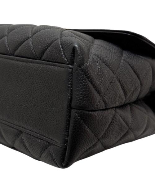 CHANEL（シャネル）CHANEL (シャネル) マトラッセ キャビアスキン ハンドバッグ ブラック サイズ:-の古着・服飾アイテム