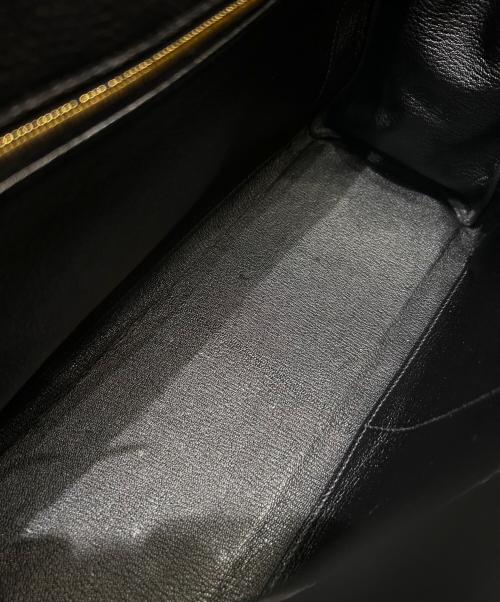 HERMES（エルメス）HERMES (エルメス) ケリー32 内縫い/ゴールド金具/トゴ/ブラック/D刻印 ノワール×ゴールド金具 サイズ:32の古着・服飾アイテム