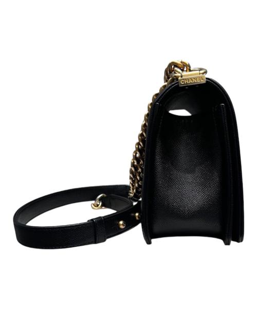 CHANEL（シャネル）CHANEL (シャネル) ボーイシャネル25 ブラック×ゴールド金具 サイズ:25の古着・服飾アイテム