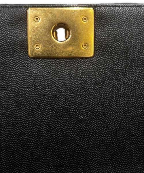 CHANEL（シャネル）CHANEL (シャネル) ボーイシャネル25 ブラック×ゴールド金具 サイズ:25の古着・服飾アイテム