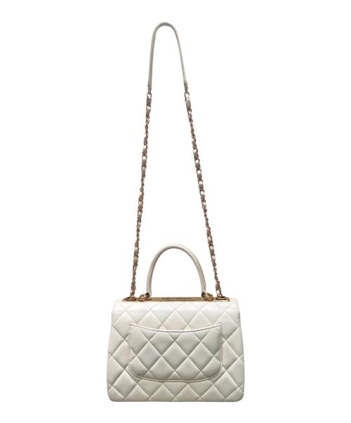 CHANEL（シャネル）CHANEL (シャネル) トレンディCC / トップハンドルショルダーバッグ アイボリー×ピンクゴールド金具 サイズ:-の古着・服飾アイテム