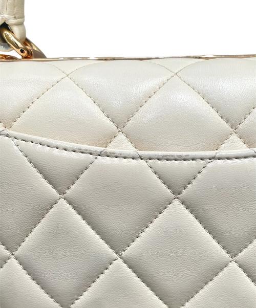 CHANEL（シャネル）CHANEL (シャネル) トレンディCC / トップハンドルショルダーバッグ アイボリー×ピンクゴールド金具 サイズ:-の古着・服飾アイテム