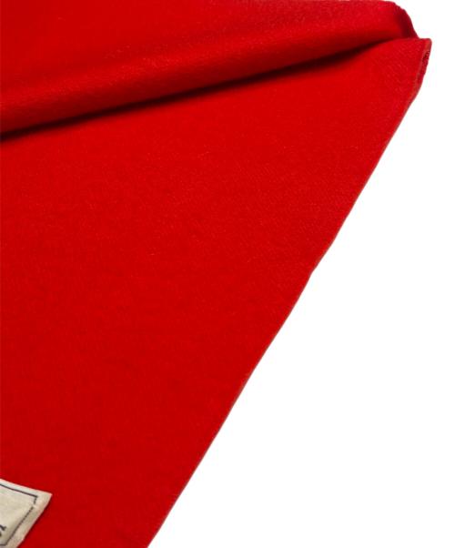 HERMES（エルメス）HERMES (エルメス) カシミヤマフラー レッドの古着・服飾アイテム