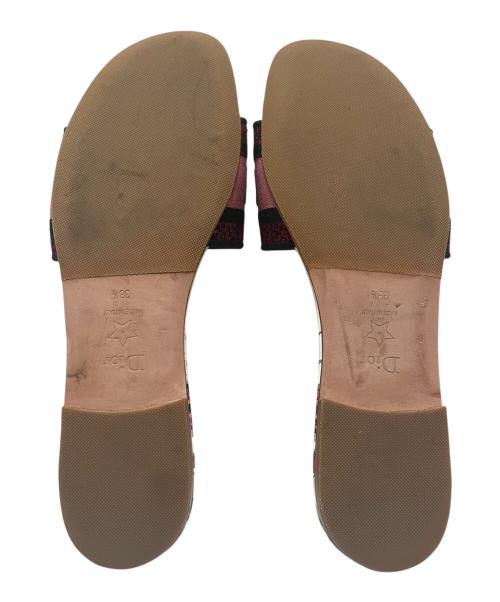 Christian Dior（クリスチャン ディオール）Christian Dior (クリスチャン ディオール) Dwayスライド サンダル ホワイト サイズ:38 1/2の古着・服飾アイテム