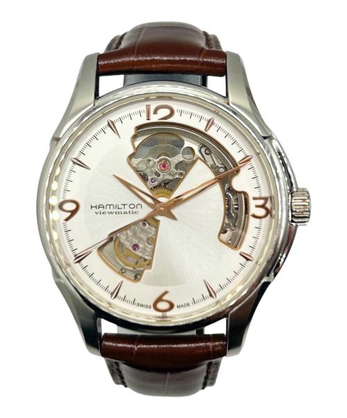 HAMILTON（ハミルトン）HAMILTON (ハミルトン) ジャズマスター ビューマチック オープンハート シルバー文字盤 サイズ:37mmの古着・服飾アイテム