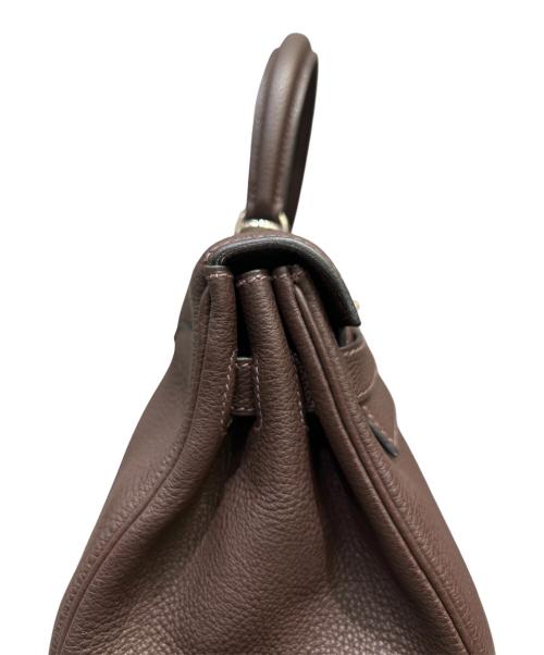 HERMES（エルメス）HERMES (エルメス) ケリー35 内縫い/シルバー金具/トゴ/ショコラ/□G刻印 ショコラ/ブラウン サイズ:35の古着・服飾アイテム