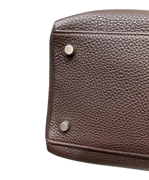 HERMES（エルメス）HERMES (エルメス) ケリー35 内縫い/シルバー金具/トゴ/ショコラ/□G刻印 ショコラ/ブラウン サイズ:35の古着・服飾アイテム