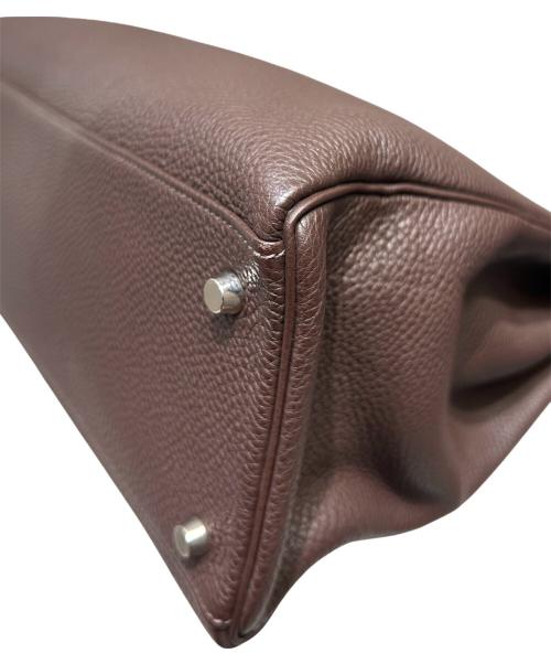 HERMES（エルメス）HERMES (エルメス) ケリー35 内縫い/シルバー金具/トゴ/ショコラ/□G刻印 ショコラ/ブラウン サイズ:35の古着・服飾アイテム