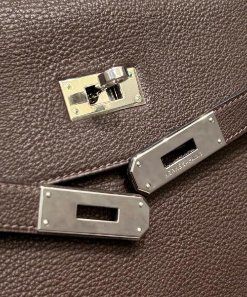 HERMES（エルメス）HERMES (エルメス) ケリー35 内縫い/シルバー金具/トゴ/ショコラ/□G刻印 ショコラ/ブラウン サイズ:35の古着・服飾アイテム