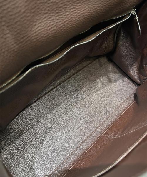 HERMES（エルメス）HERMES (エルメス) ケリー35 内縫い/シルバー金具/トゴ/ショコラ/□G刻印 ショコラ/ブラウン サイズ:35の古着・服飾アイテム