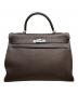 HERMES（エルメス）の古着「ケリー35 内縫い/シルバー金具/トゴ/ショコラ/□G刻印」｜ショコラ/ブラウン