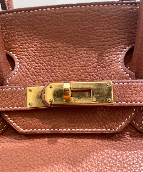 HERMES（エルメス）HERMES (エルメス) バーキン35/ゴールド金具/アルデンヌ/ゴールド/○Y刻印 ゴールド×ゴールド金具 サイズ:35の古着・服飾アイテム