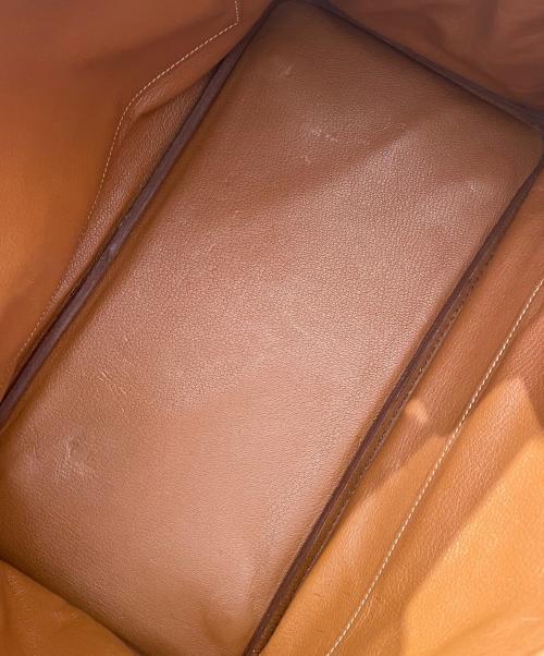 HERMES（エルメス）HERMES (エルメス) バーキン35/ゴールド金具/アルデンヌ/ゴールド/○Y刻印 ゴールド×ゴールド金具 サイズ:35の古着・服飾アイテム