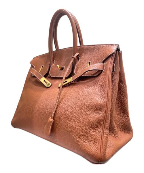 HERMES（エルメス）HERMES (エルメス) バーキン35/ゴールド金具/アルデンヌ/ゴールド/○Y刻印 ゴールド×ゴールド金具 サイズ:35の古着・服飾アイテム