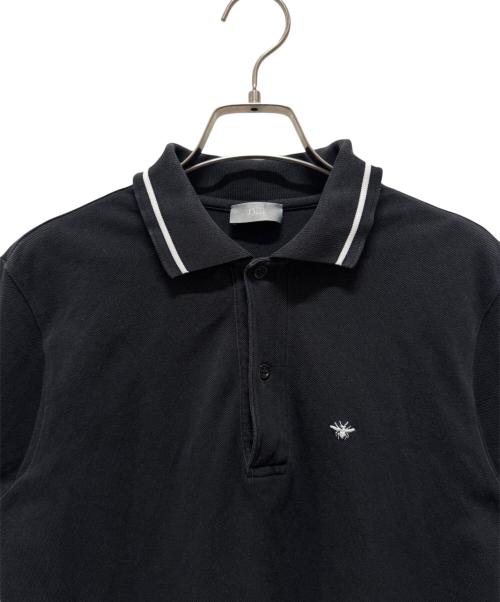 DIOR HOMME（ディオール オム）DIOR HOMME (ディオール オム) ポロシャツ ブラック サイズ:XSの古着・服飾アイテム