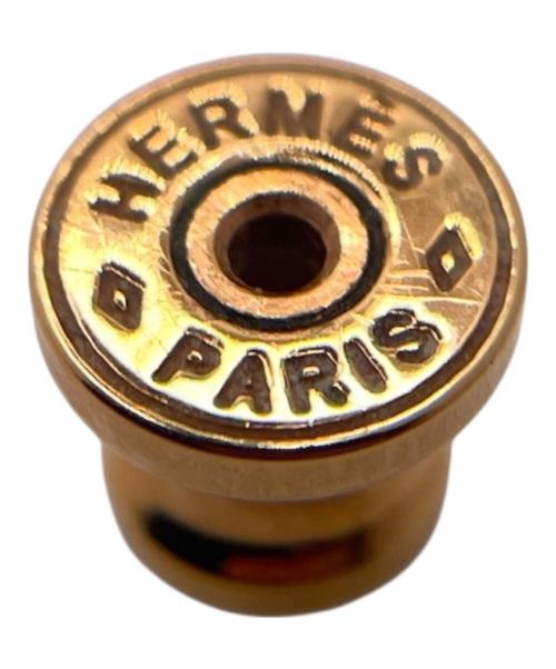 HERMES（エルメス）HERMES (エルメス) ミニポップアッシュHピアス ブラック×ゴールド サイズ:-の古着・服飾アイテム