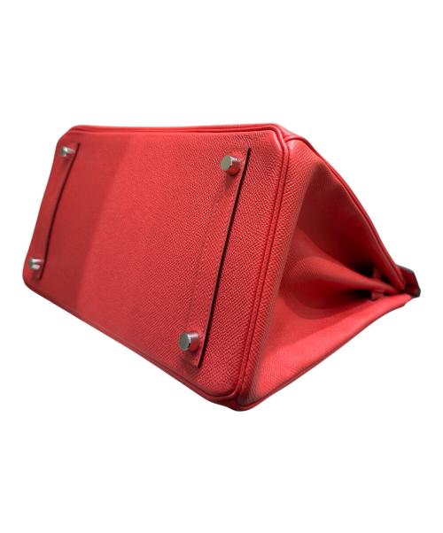 HERMES（エルメス）HERMES (エルメス) バーキン30/シルバー金具/ヴォーエプソン/ローズジャイプール/C刻印 ローズジャイプール×シルバー金具 サイズ:30の古着・服飾アイテム