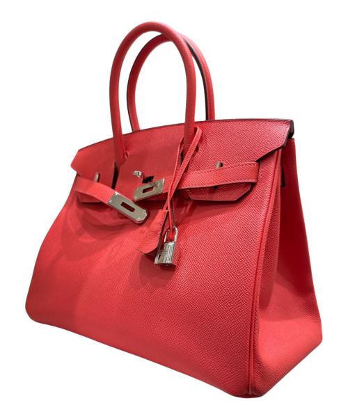 HERMES（エルメス）HERMES (エルメス) バーキン30/シルバー金具/ヴォーエプソン/ローズジャイプール/C刻印 ローズジャイプール×シルバー金具 サイズ:30の古着・服飾アイテム