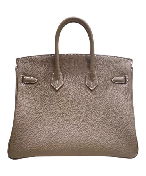 HERMES（エルメス）HERMES (エルメス) バーキン25/ゴールド金具/トリヨンクレマンス/エトゥープ/B刻印 エトゥープ×ゴールド金具 サイズ:25の古着・服飾アイテム