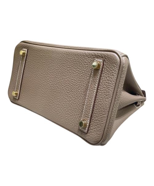 HERMES（エルメス）HERMES (エルメス) バーキン25/ゴールド金具/トリヨンクレマンス/エトゥープ/B刻印 エトゥープ×ゴールド金具 サイズ:25の古着・服飾アイテム