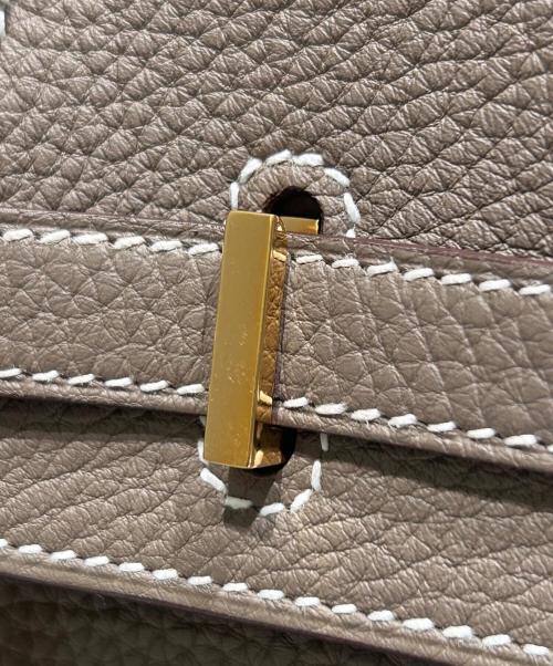 HERMES（エルメス）HERMES (エルメス) バーキン25/ゴールド金具/トリヨンクレマンス/エトゥープ/B刻印 エトゥープ×ゴールド金具 サイズ:25の古着・服飾アイテム