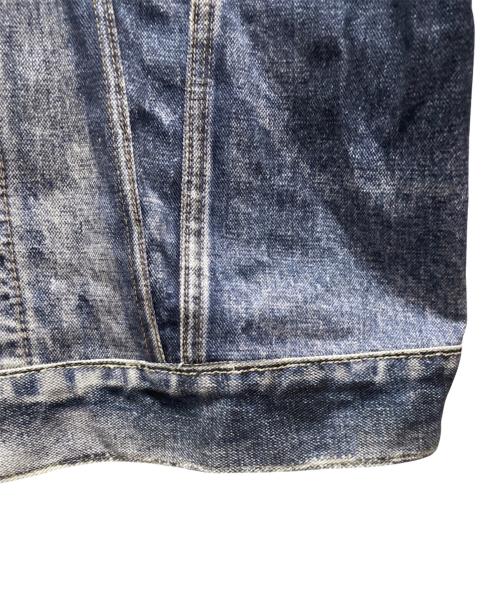 eYe COMME des GARCONS JUNYAWATANABE MAN（アイ コム デ ギャルソン ジュンヤ ワタナベ マン）eYe COMME des GARCONS JUNYAWATANABE MAN LEVI'S (リーバイス) BerBerJin (ベンベルジン) 綿ツイルインクジェットプリントデニムジャケット インディゴ サイズ:XSの古着・服飾アイテム