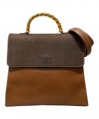 LOEWEロエベ）の古着「ベラスケス 2WAYバッグ」｜ブラウン×ゴールド