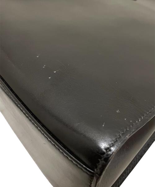 HERMES（エルメス）HERMES (エルメス) ケリースポーツPM/ゴールド金具/ボックスカーフ/ブラック/□R刻印 ブラック×ゴールド サイズ:PMの古着・服飾アイテム