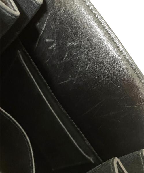 HERMES（エルメス）HERMES (エルメス) ケリースポーツPM/ゴールド金具/ボックスカーフ/ブラック/□R刻印 ブラック×ゴールド サイズ:PMの古着・服飾アイテム