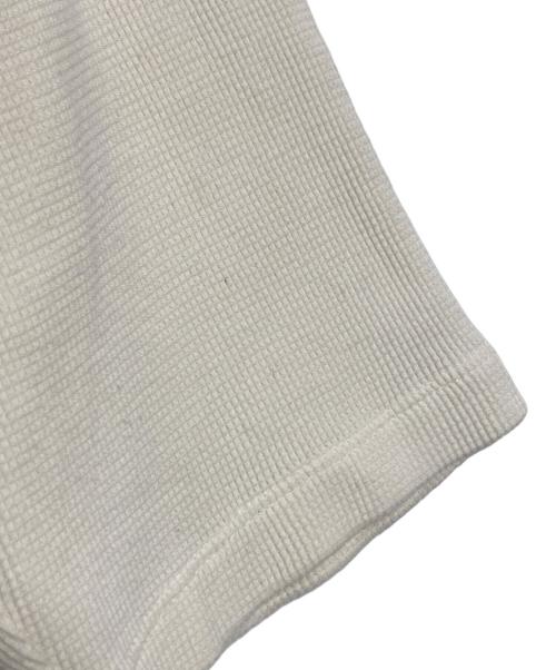 CHROME HEARTS（クロムハーツ）CHROME HEARTS (クロムハーツ) ワッフルヘンリーネックカットソー アイボリー サイズ:Lの古着・服飾アイテム