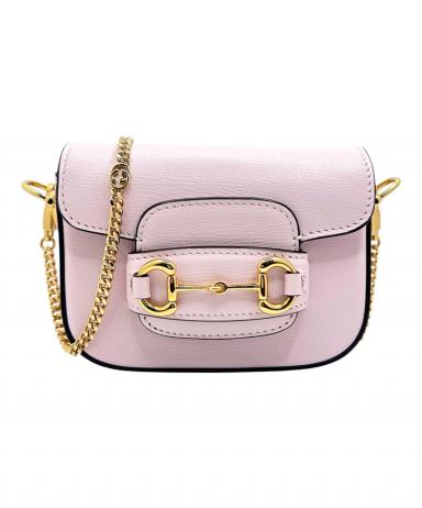中古・古着通販】GUCCI (グッチ) ホースビット 1955 ナノバッグ ピンク
