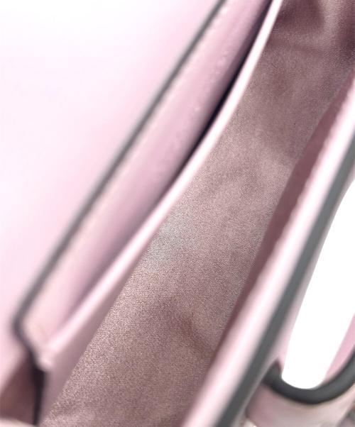 GUCCI（グッチ）GUCCI (グッチ) ホースビット 1955 ナノバッグ ピンク×ゴールド金具 サイズ:ナノの古着・服飾アイテム