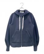 CYCLASシクラス）の古着「ジップアップパーカー/ドローリングロゴパーカー」｜ネイビー
