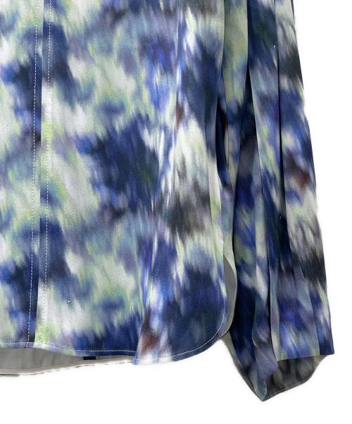 CYCLAS（シクラス）CYCLAS (シクラス) 総柄ブラウス ブルー サイズ:36の古着・服飾アイテム