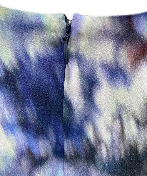 CYCLAS（シクラス）CYCLAS (シクラス) 総柄ブラウス ブルー サイズ:36の古着・服飾アイテム