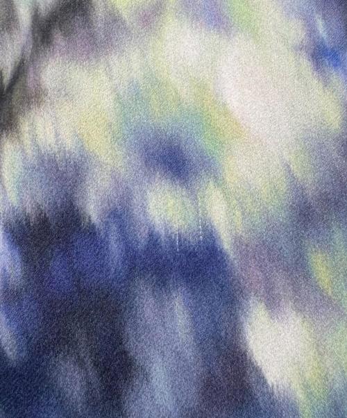 CYCLAS（シクラス）CYCLAS (シクラス) 総柄ブラウス ブルー サイズ:36の古着・服飾アイテム