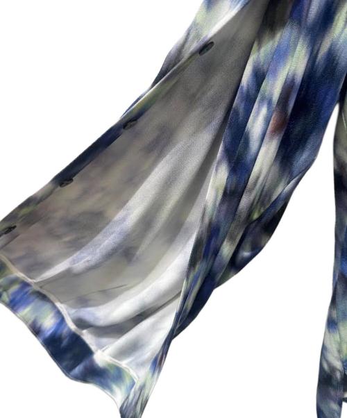 CYCLAS（シクラス）CYCLAS (シクラス) 総柄ブラウス ブルー サイズ:36の古着・服飾アイテム