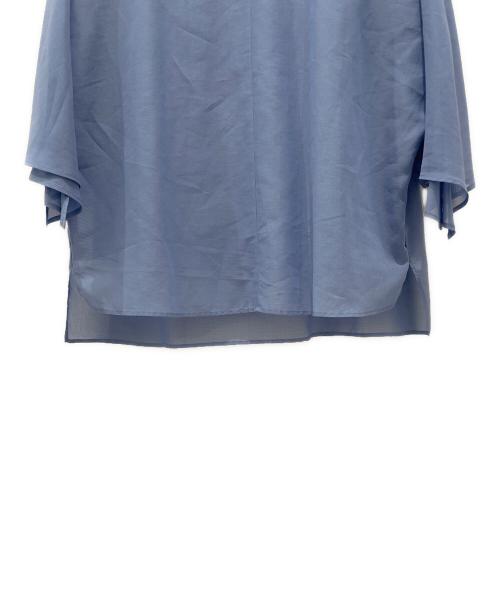 CYCLAS（シクラス）CYCLAS (シクラス) ドルマンリボンブラウス ブルー サイズ:34の古着・服飾アイテム