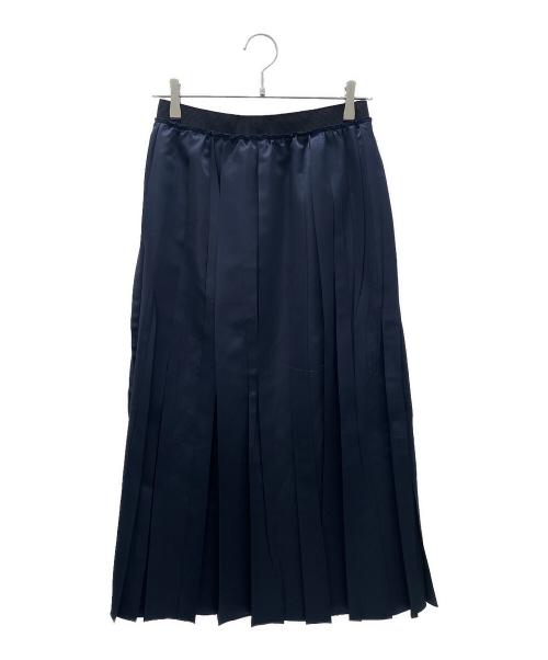 CYCLAS（シクラス）CYCLAS (シクラス) プリーツロングスカート ネイビー サイズ:36の古着・服飾アイテム