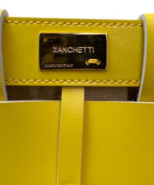 ZANCHETTI（ザンケッティー）ZANCHETTI (ザンケッティー) WOVEN BUCKET SMALL イエロー サイズ:スモールの古着・服飾アイテム