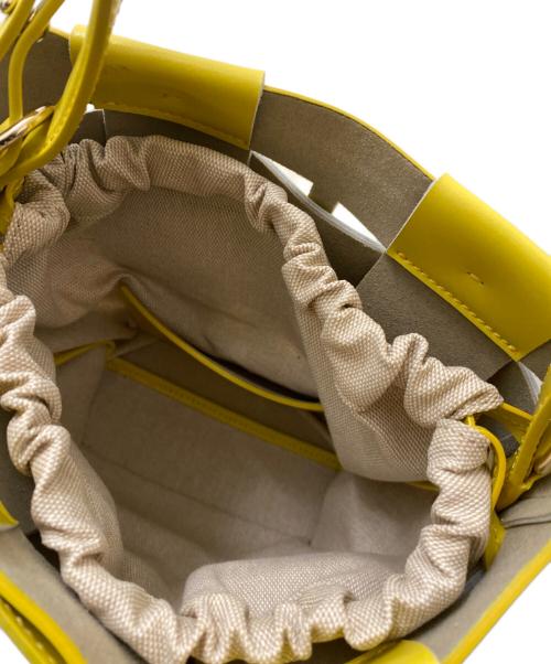 ZANCHETTI（ザンケッティー）ZANCHETTI (ザンケッティー) WOVEN BUCKET SMALL イエロー サイズ:スモールの古着・服飾アイテム