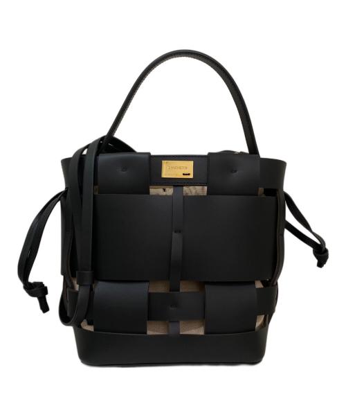 ZANCHETTI（ザンケッティー）ZANCHETTI (ザンケッティー) WOVEN BUCKET SMALL ブラック サイズ:スモールの古着・服飾アイテム