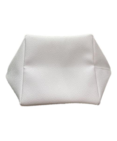 Herve Chapelier（エルベシャプリエ）Herve Chapelier (エルベシャプリエ) リュクス舟型トートM ホワイト×シルバー サイズ:Mの古着・服飾アイテム